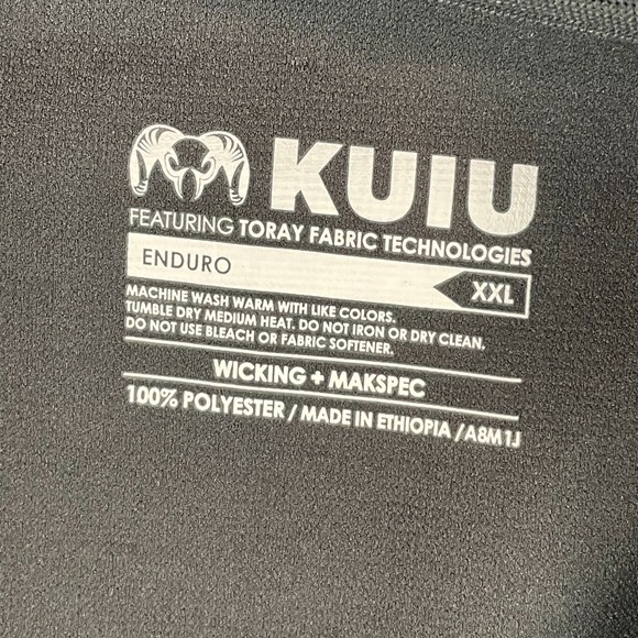 KUIU Enduro Wicking Makspec 1/4 Zip Pullover Men 2XL Black Performance NWOT - Picture 2 of 7